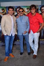 Chunky Pandey, Gulshan Grover, Ravi Kishan at the Promotion of film Bullet Raja in Mehboob, Mumbai on 16th Nov 2013